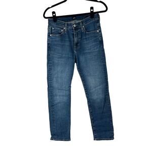 Edwin Elon Crop Straight Vibe Wash Jeans Sz 25 Womens